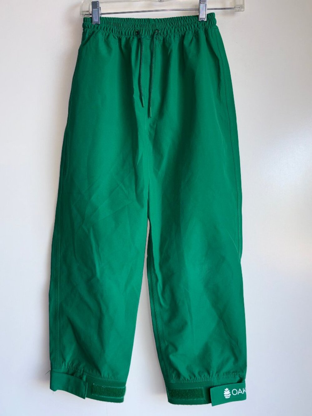 OAKI Kids Rain Pants 10/11  Water Resistant Green